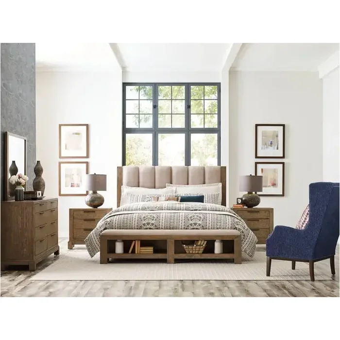 010-336-ck American Drew Furniture Skyline Meadowood California King Upholstered Bed