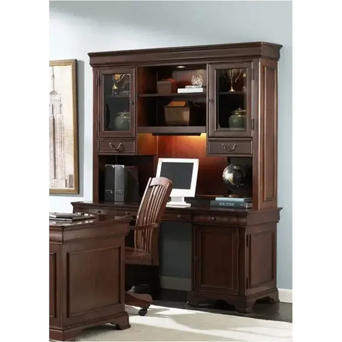 101-ho131 Liberty Furniture Louis Jr Executive Credenza Hutch