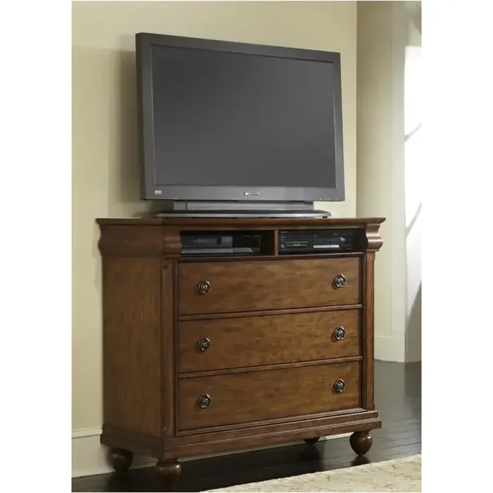589-br45 Liberty Furniture Rustic Traditions Media Chest