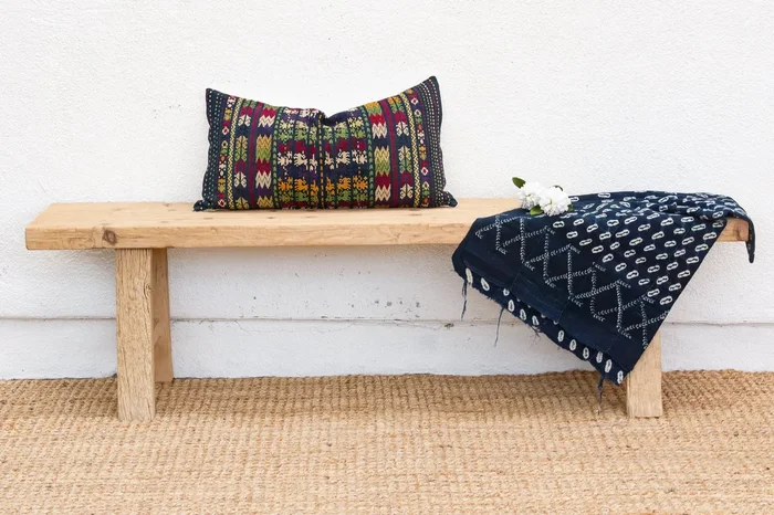 “A” Frame Farmhouse Wood Bench