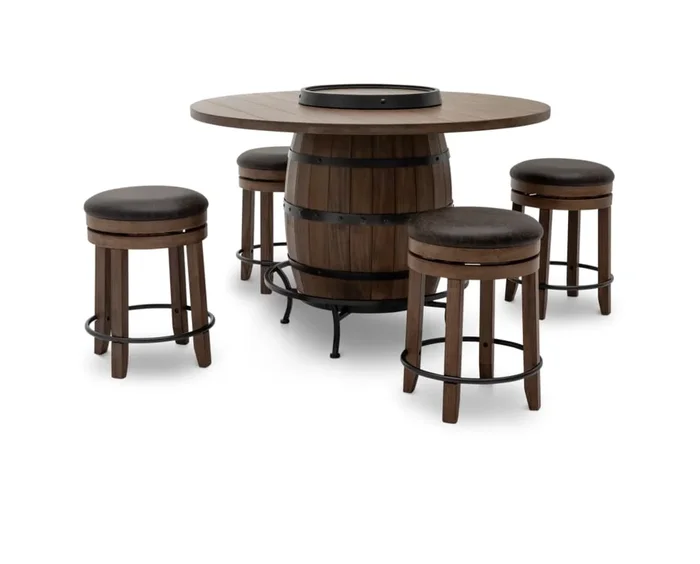 Baker Street 5 Pc. Backless Counter Height Dining Set