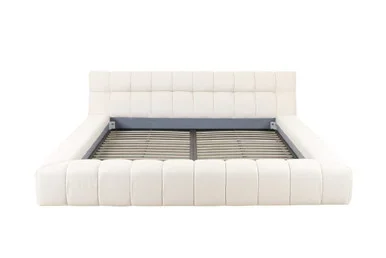 Divani Casa Tyree – Modern Tufted Off-White Fabric Bed-eastern / VGOD-DY-22116-BED-EK