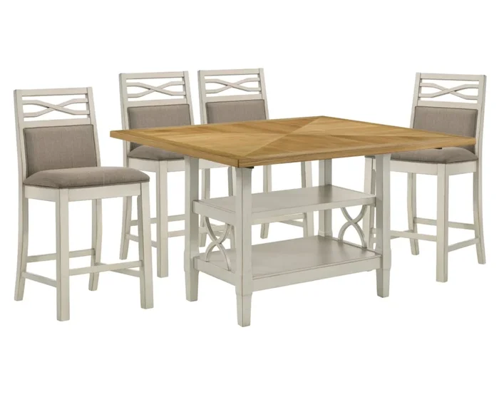 Evangeline 5 Pc. Counter Height Dining Set