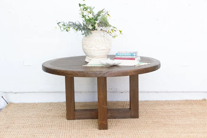 Large 60″ DM Rustic Elegant Reclaimed Elm Table