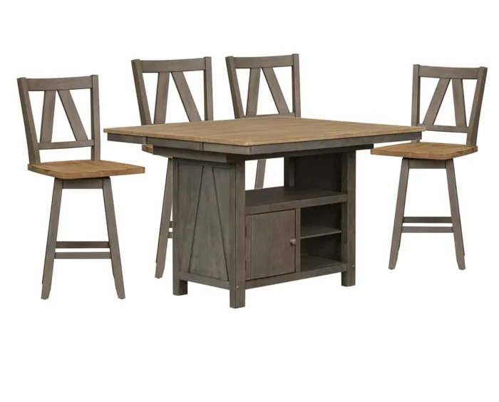 Link Falls 5 Pc. Island Table Set