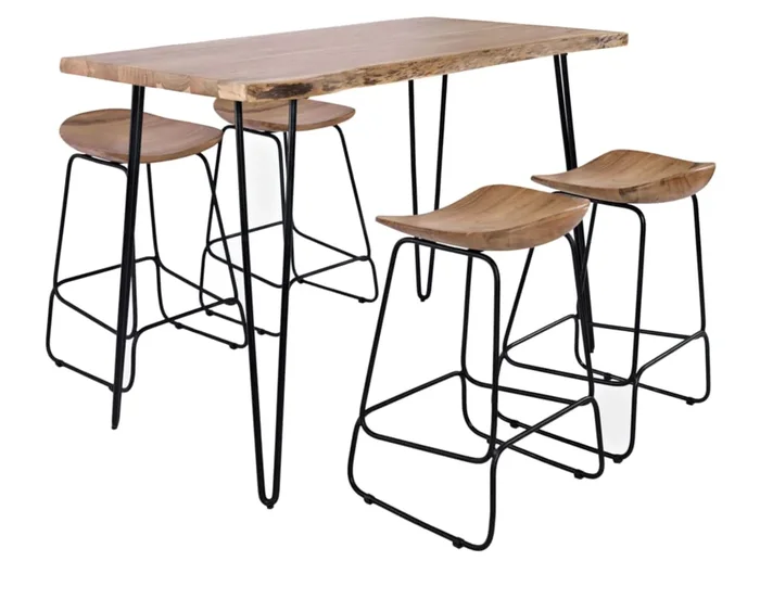 Niovi 5 Pc. Counter Height Dining Set