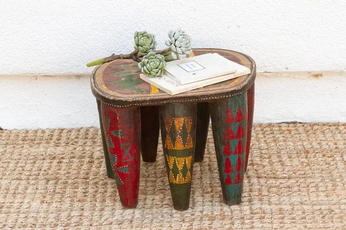 Nupe Ceremonial Carved Stool