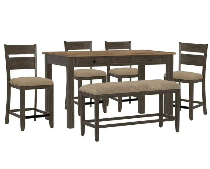 Shreveport 6 Pc. Counter Height Dining Set